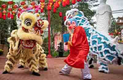 舞狮中国的传统文化
